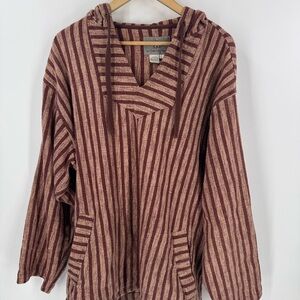 The Territory Ahead Vintage Mexican Blanket Hoodie